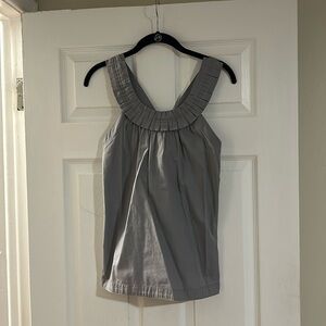 J Crew grey cross back tank